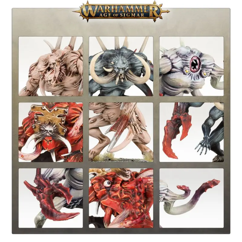 Slaves to darkness: chaos spawn, age of sigmar, games workshop, model 83-10